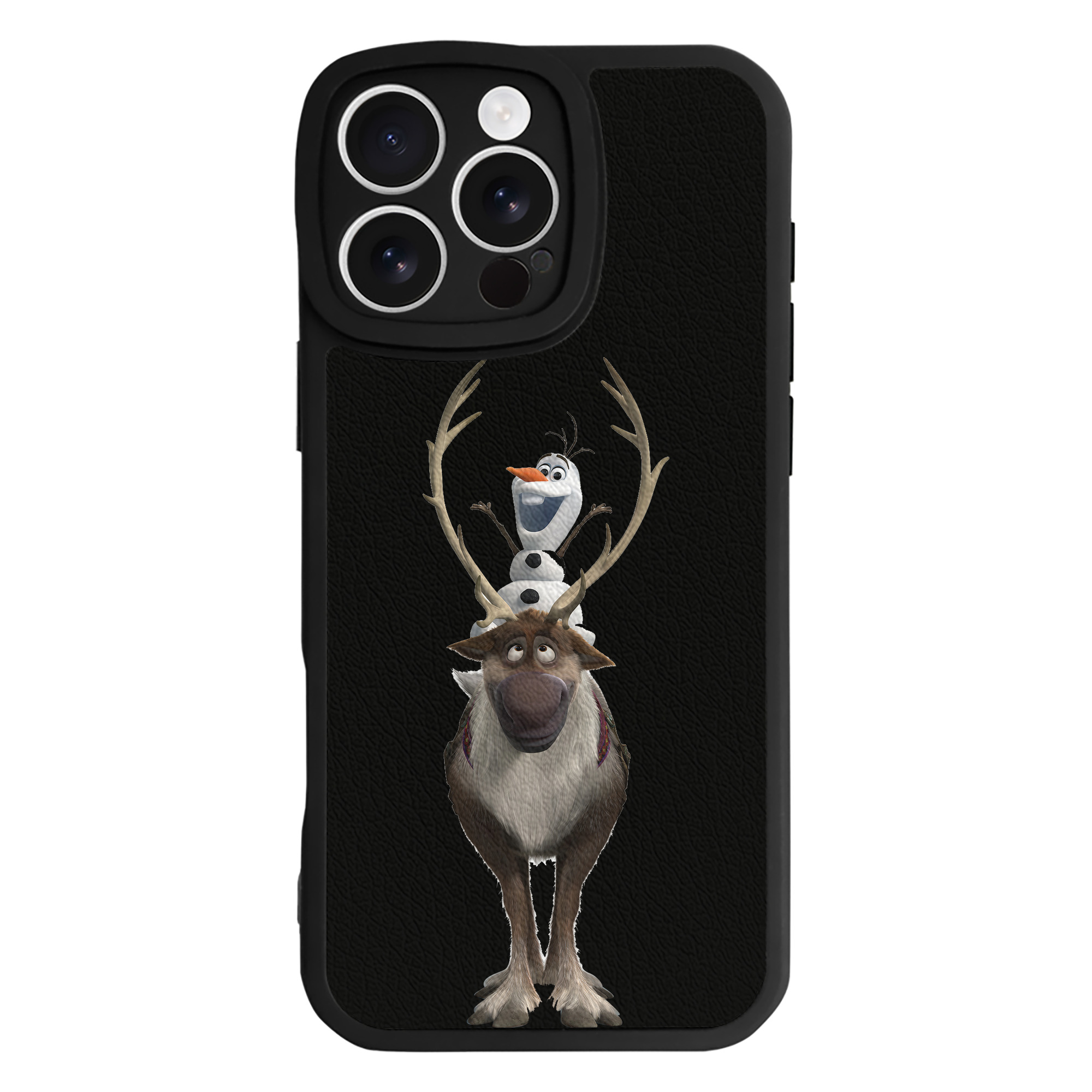 （画像用） アナと雪の女王 アンナ エルサ Frozen Anna Elsa 【iPhone 16シリーズ対応】シリコンスマホケース（レザー調） 材質：シリコン